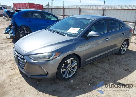 2017 Hyundai Elantra Limited z USA, uszkodzony, nr VIN KMHD84LF4HU173361